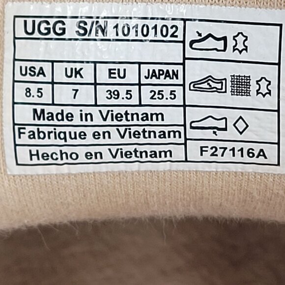 UGG Women’s Caleel Blue Espadrille Slip-On Mule Shoes S/N1010102 US Size  8.5 - Picture 8 of 8